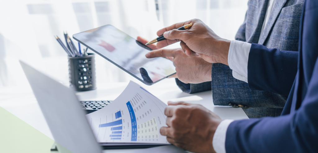 Tax Accountants reviewing financial data representing Tax and Accounting Services across Montana